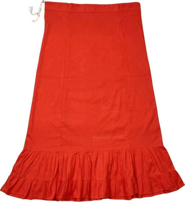 Belizs Lava Red Pure Cotton Petticoat(XL)