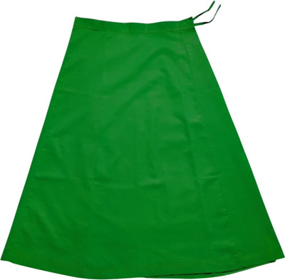 SoftTouch Green Cotton Petticoat Pure Cotton Petticoat(Free)