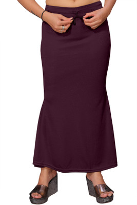 Anti Wrinkle Designer WD-ShapeWear-Voilet Lycra Blend Petticoat(XL)