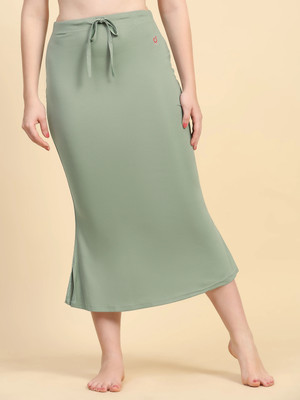 Trendmalls New.P01-SteelGreen Lycra Blend Petticoat(S)