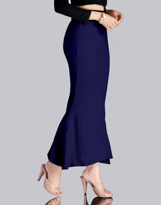 Lootnixx SWP01_Navy_Blue_S L Lycra Blend Petticoat(S)