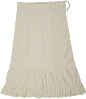 Belizs Cream Pure Cotton Petticoat(XXL)