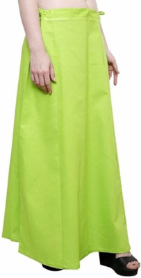 ASA FASHION Light green pure cotton petticoat Pure Cotton Petticoat(XXL)
