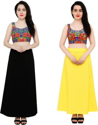 IGNOTO FKD_PTCT-BLK_LMN.YLW/ Cotton Blend Petticoat(Free)