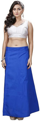 KAVYA DESIGNERS COTTON PETTICOAT ROYAL BLUE S44 Pure Cotton Petticoat(Free)