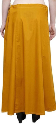 Wer fashion Yellow petticoat Pure Cotton Petticoat(Free)