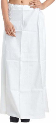 mahak creation creations white colour (xxl) extra large petticoat Pure Cotton Petticoat(XXL)