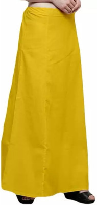 Zby fashion Mustard colour pure cotton petticoat Pure Cotton Petticoat(Free)