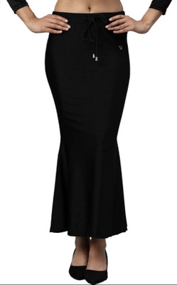 PKYC AMCBlackSHMRFC-L Lycra Blend Petticoat(L)