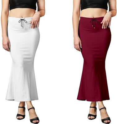 Woo THiNG Simple Color Shapewear Lycra Blend Petticoat(Free)