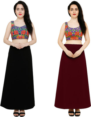 IGNOTO FKD_PTCT-BLK_D.MRN/ Cotton Blend Petticoat(Free)