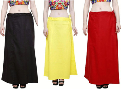 ARNA GARMENTS MultiColour3se/002 Cotton Blend Petticoat(Free)