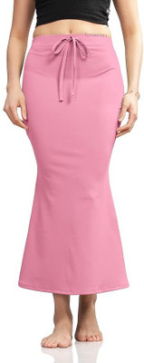 KERMIT FishCut_Light Pink_S_Saree Shapewear shapewear petticoat For saree Lycra Blend Petticoat(S)