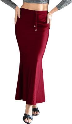 BuyOnn Slim Saree Shapewear Petticoat Maroon Lycra Blend Petticoat(S)