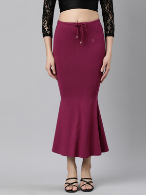 TWIN BIRDS 1192-Beet Root Cotton Viscose Blend Petticoat(XXL)