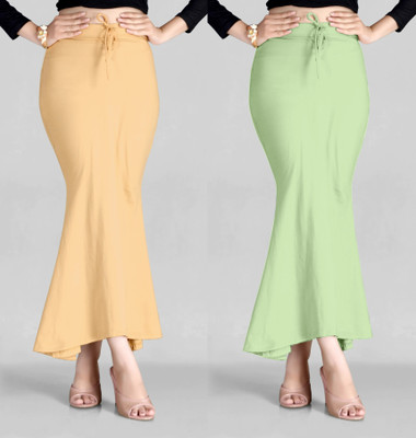 KEYU FASHION BEIGE-COMBO-FISHTAIL-PISTA-BEIGE Lycra Blend Petticoat(3XL)