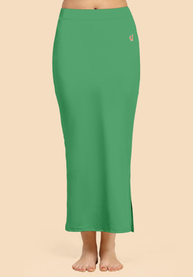 Trendmalls New.P02-Green Lycra Blend Petticoat(L)