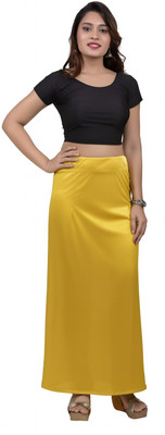 DARSHAN VIMAL Color Golden / Gold Satin Petticoat (Warranty -1 Month) Pure Satin Petticoat(XL)