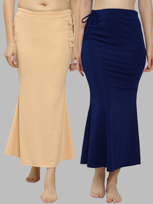 N-gal NSSW01-Beige-Navy Lycra Blend Petticoat(S)