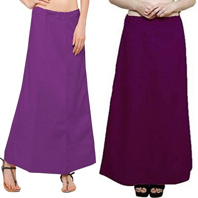 Gugaliya VIOLET-JAMUNI Pure Cotton Petticoat(Medium)