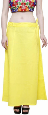 FFFR FASHION Yellow petticoat Pure Cotton Petticoat(XXL)