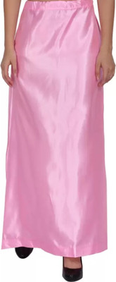 Y Fashion Baby pink petticoat Satin Blend Petticoat(XL)