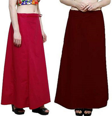 Gugaliya RANI-MAROON Pure Cotton Petticoat(Medium)