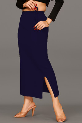 The Stanch Shapeware Navy MT0042 Lycra Blend Petticoat(L)