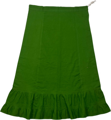 Belizzi Paridhan Navy Green Pure Cotton Petticoat(XXL)