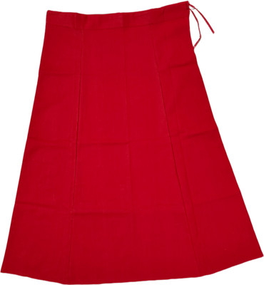 S A Textile FREE_RED_PETTICOAT Pure Cotton Petticoat(Free)