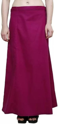 FFF FASHION Dark pink petticoat Pure Cotton Petticoat(Free)