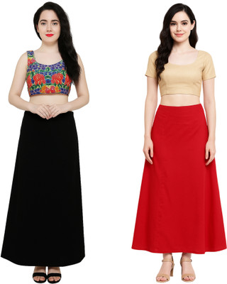 IGNOTO FKD_PTCT-BLK_RED/ Cotton Blend Petticoat(Free)