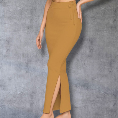 The Stanch Shapeware Gold MT0031 Lycra Blend Petticoat(XXL)