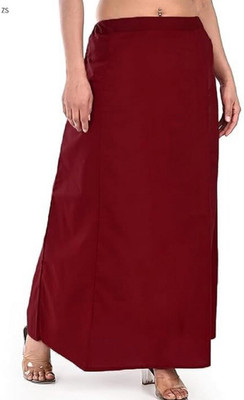 Rockblast Maroon PURE COTTON@WA28 Pure Cotton Petticoat(Free)