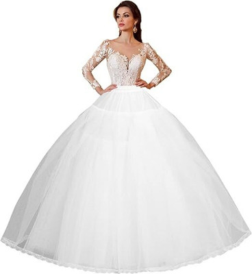 KCM FASHION 6_UNDERSKIRT_WHITE Net Petticoat(M)