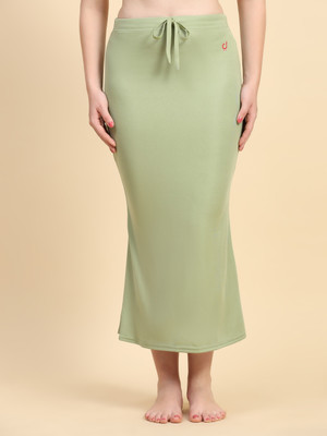Trendmalls TM-P001-Olive Green-XXL Lycra Blend Petticoat(XXL)