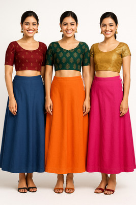 MPSPOLYCOTT MPS 100 pack of 3 Pure Cotton Petticoat(Free)