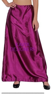 Aarvi styles WINE HB COLOURPETTICOAT41 Pure Satin Petticoat(Free)