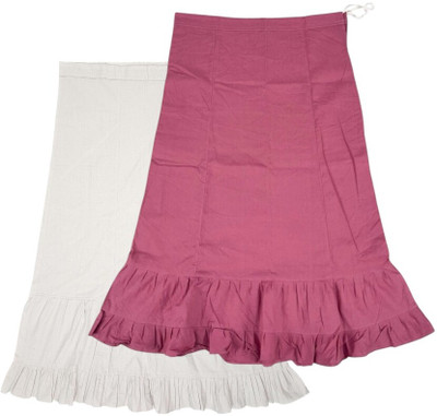 house of common White & Onion Combo Pure Cotton Petticoat(XL)