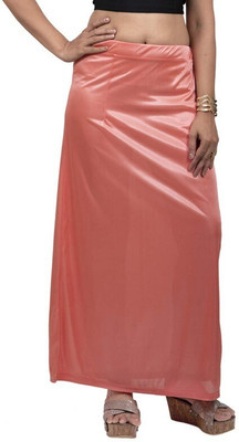 Melhors M-SP-Peach Satin Blend Petticoat(Free)