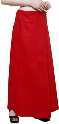 TrendingTrading Red Cotton Saree Petticoat Shapewear for Women Pure Cotton Petticoat(3XL)