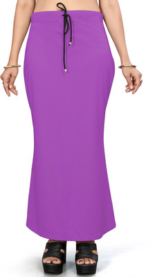 Leeza Store LZSHPWR-PURPLE-M Lycra Blend Petticoat(M)