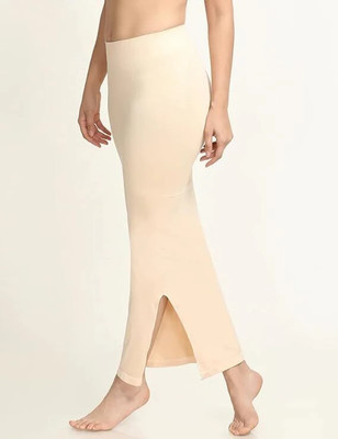 VIDHATA FASHION Women Beige/Cream Skin Color Petticoat Shapwear Fish Cut Slim Fitting Underskirt Lycra Blend Petticoat(S)