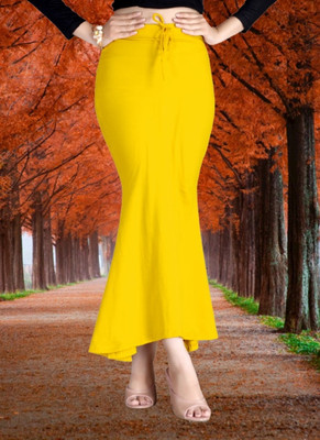 Dhyanvi Enterprise LIGHT YELLOW L Lycra Blend Petticoat(XXL)