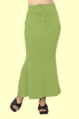 katariya fashion BABY.._Fish_Pista_M_Saree Shapewear shapewear petticoat For saree Lycra Blend Petticoat(M)