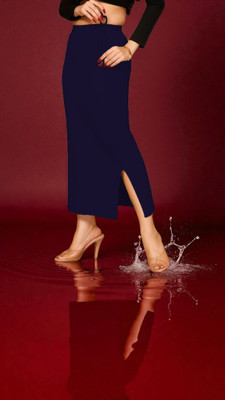DSV ENTERPRISES Shapeware Navy M0081 Lycra Blend Petticoat(XS)