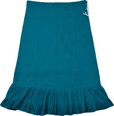 Belizs Dark Aqua Pure Cotton Petticoat(XXL)