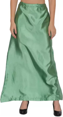 Ty fashion Pista satin petticoat for women Satin Blend Petticoat(Free)