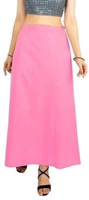 COMPLAYYER Pink Readymade Saree Petticoats(Free Size) Pure Cotton Petticoat(Free)