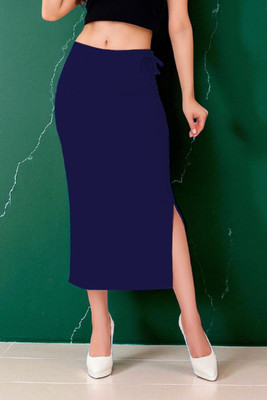 The Stanch Shapeware Navy MT0041 Lycra Blend Petticoat(S)